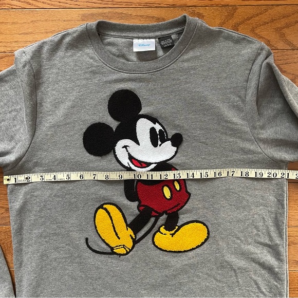 Disney Classic Mickey Mouse Grey Crewneck Sweatshirt - Picture 7 of 8